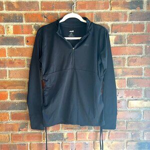black quarter zip jacket